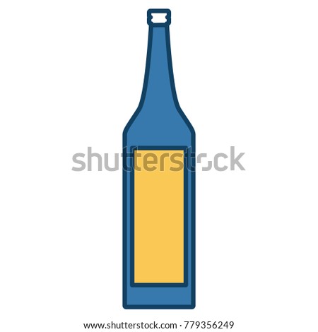Wine glass bottle