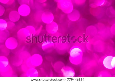 Christmas and New Year pink blurred defocused bokeh background