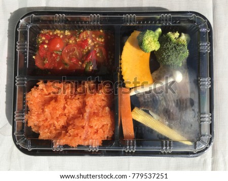 Northeast Thai lunch box. Royalty-Free Stock Photo #779537251
