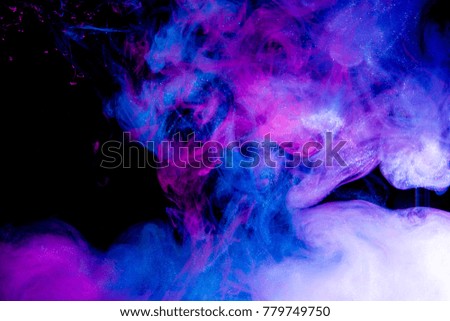 blue and pink abstract colors