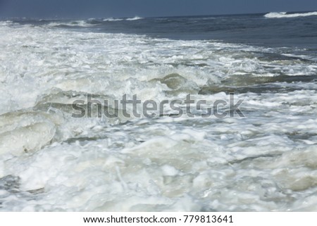 ocean foam waves
