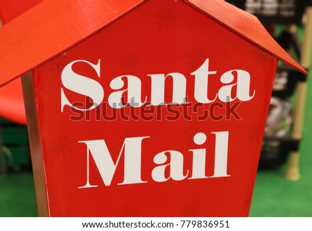 Santa Claus mailbox