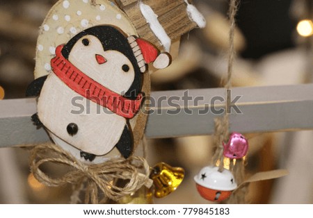 toy - penguin for christmas tree