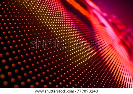 Abstract LED Panel art 