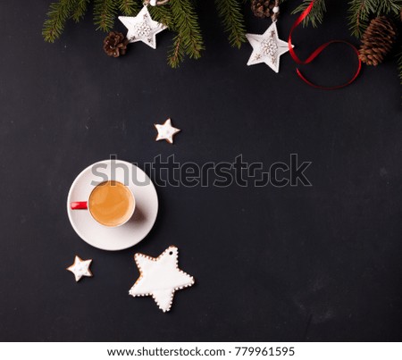 gingerbread with coffee