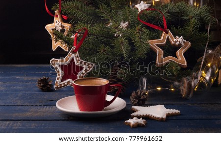 gingerbread with coffee