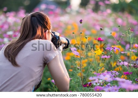 Take pictures of flowers and sunrise in the morning. Sunlight in the morning very beautiful and refreshing.