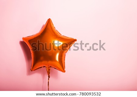 Star sphere on a pink background
