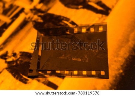old film negative