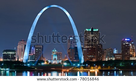 City of St. Louis Royalty-Free Stock Photo #78016846