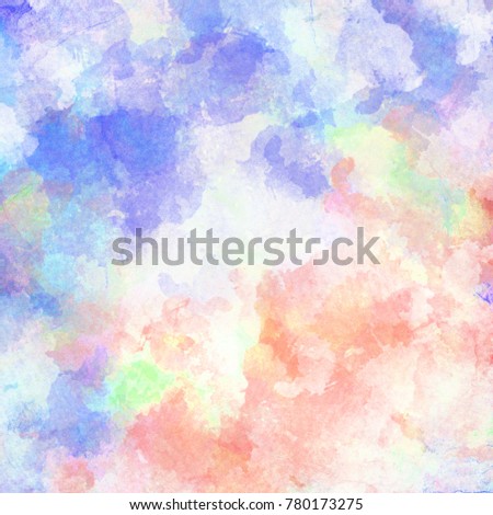 Abstract watercolor background. Abstract colorful digital art painting