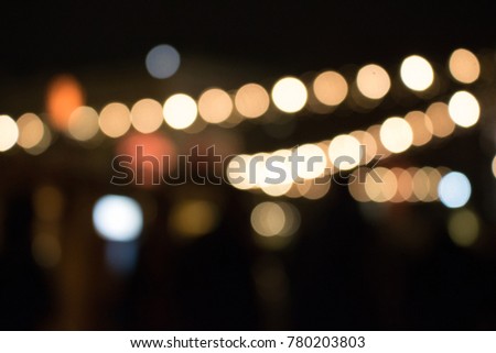 Abstract blurry Christmas lights