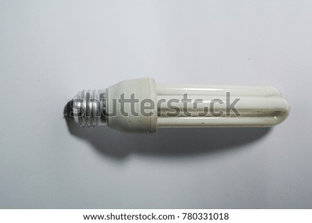 Photography of lamp object on the white background