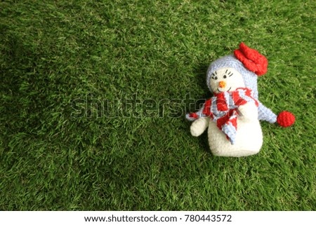 Christmas gift little snowman