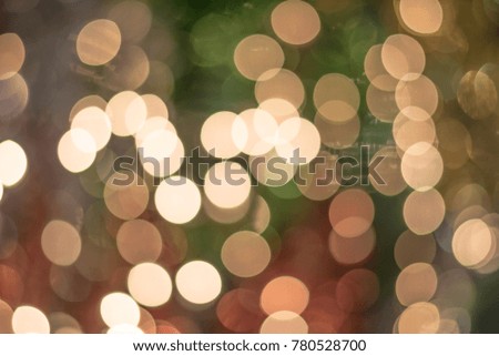 Bokeh light blurred background