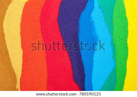 Texture of colored sand Royalty-Free Stock Photo #780590125