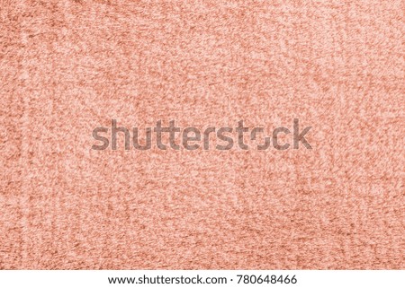 Furry carpet. Isolated on white background