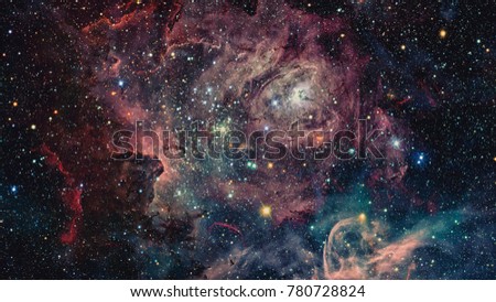 Stars and galaxy space. Night sky background. Elements of this image furnished by NASA.