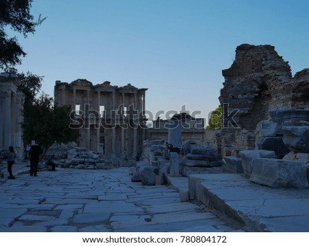 Ephesus is an ancient greek city locate in the westem  part of Anatolia , in Izmir , in Turkey