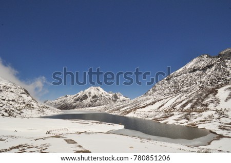 Sela Pass, Arunachal Pradesh, India Royalty-Free Stock Photo #780851206