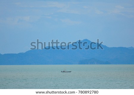 Seascape view of Samui island , Thailand