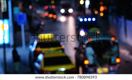 Bokeo on the streets of Bangkok, Bangkok night scene