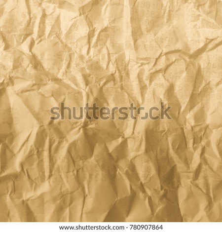 Brown crumpled paper
