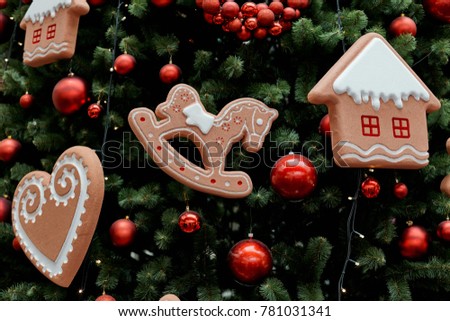 gingerbread, Christmas decoration for a Christmas tree, gingerbread stuffs