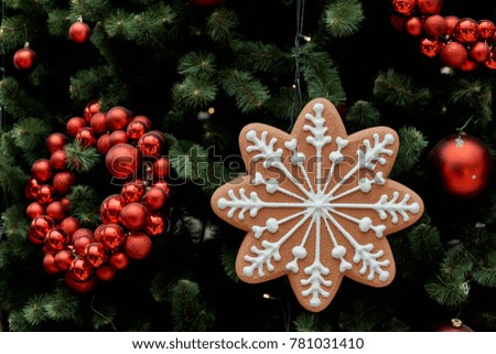 gingerbread, Christmas decoration for a Christmas tree, gingerbread stuffs