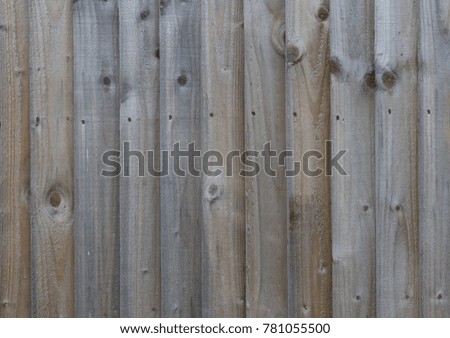Wooden fence with nails flat image.