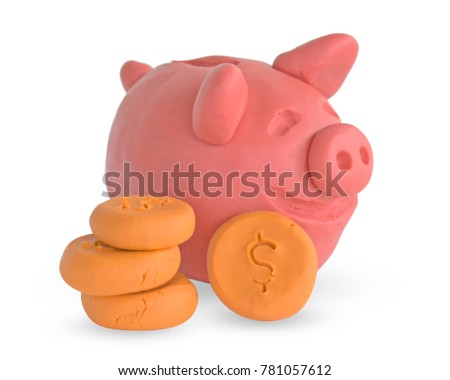 piggy bank clay