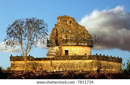 The observatory at Chichen Itza
