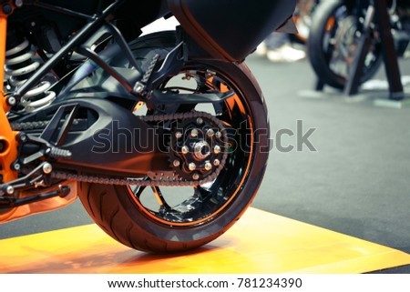 Rear Wheel Motorcycle.