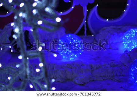blurred abstract background light beautiful  christmas
