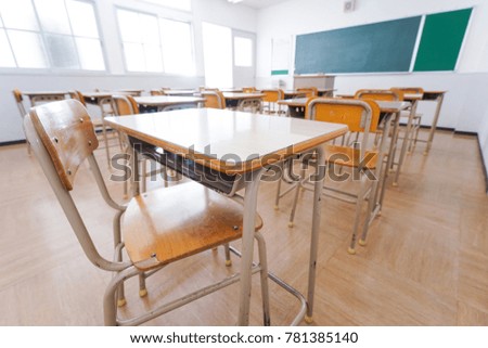 classroom of school image