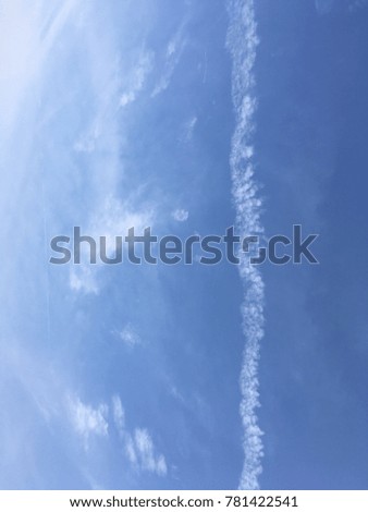 Blue Sky Background,White Cumulus.