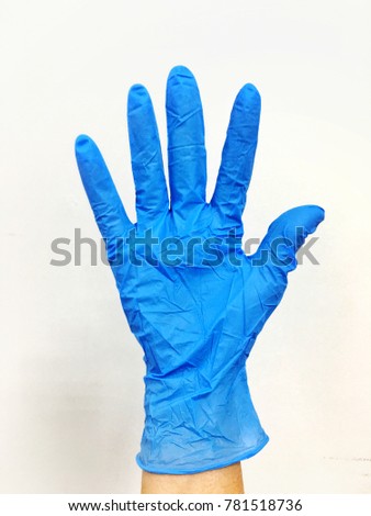 The Nitrile Blue Glove