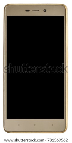 mobile phone isolated on white background