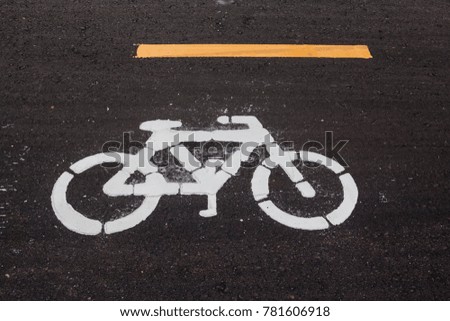 Bicycle path Road