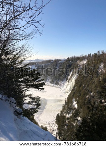 Pictures from Montmorency Falls