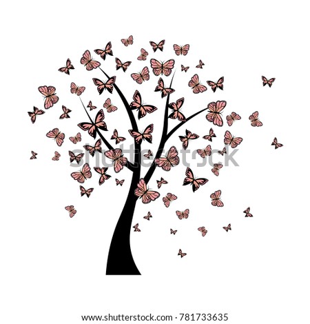 Beautiful Butterfly Tree