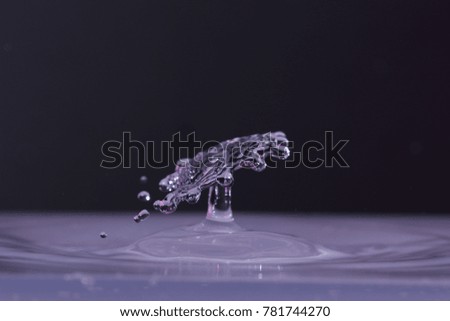 Water Droplet Explosion Effect