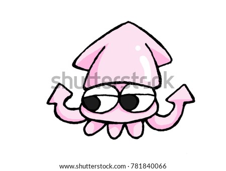 squid comic illustration
