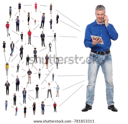 people in a network