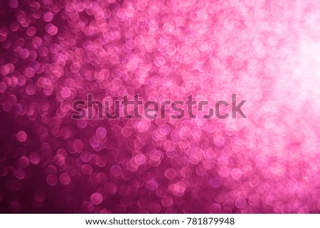 Pink bokeh christmas abstract background