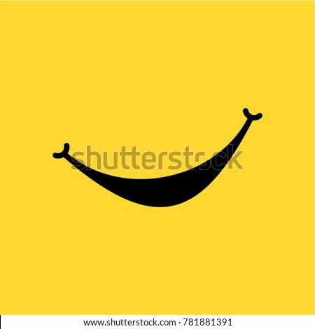 smile logo vector Royalty-Free Stock Photo #781881391