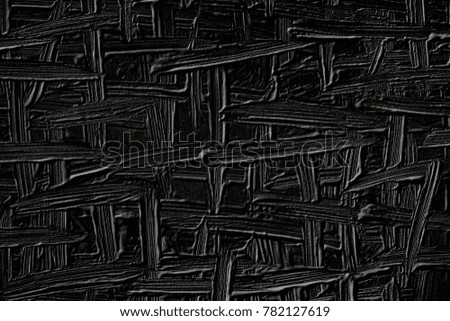 The background is black. Texture paint with a pattern of strips.
