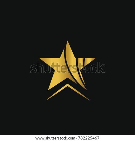 Star logo element vector emblem modern design illustration logotype