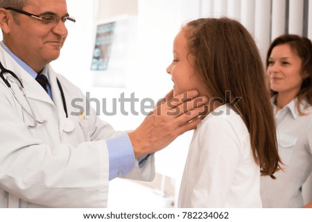 Little Girl's Medical Checkup