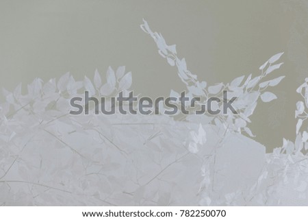 artificial white tree leaf decorate wedding ceremony